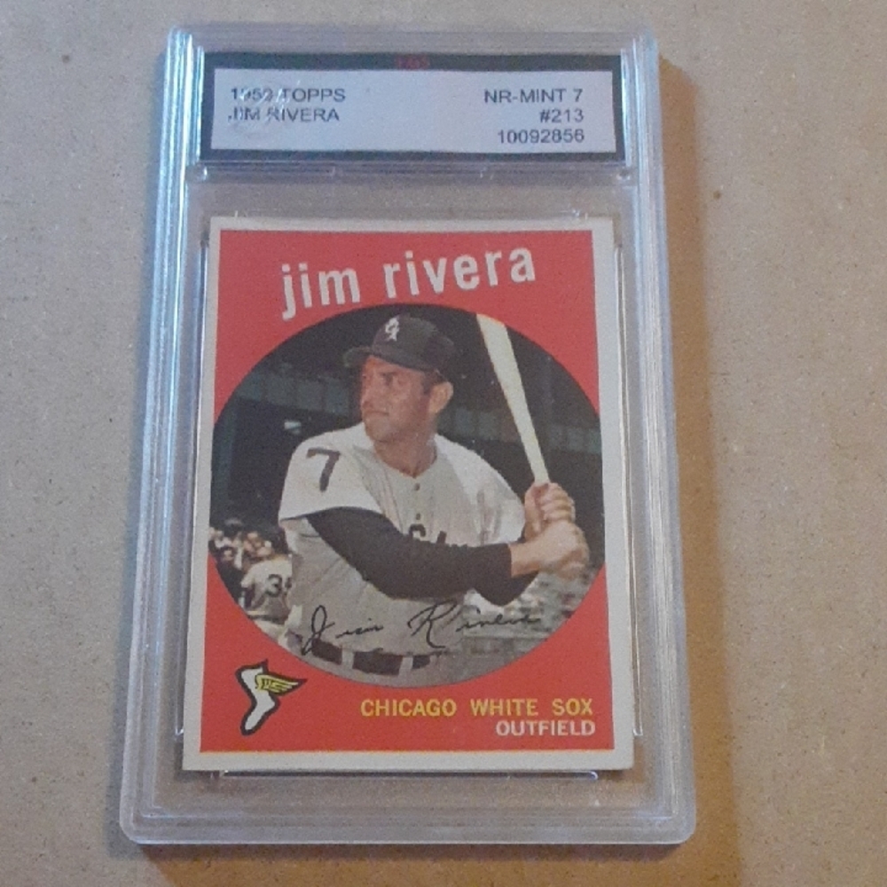 Graded Jim Rivera Chicago White Sox MLB Baseball Card